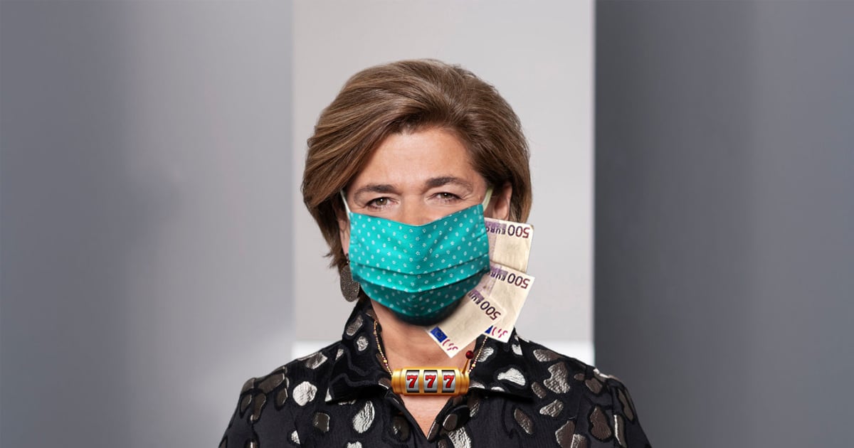 Bettina Glatz-Kremsner darf endlich Maske tragen