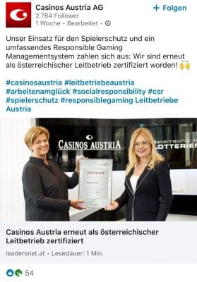 Leitbetriebe Austria Casinos Austria